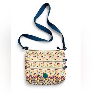 KIPLING multicolored stars print crossbody. Excellent condition! Rare print!